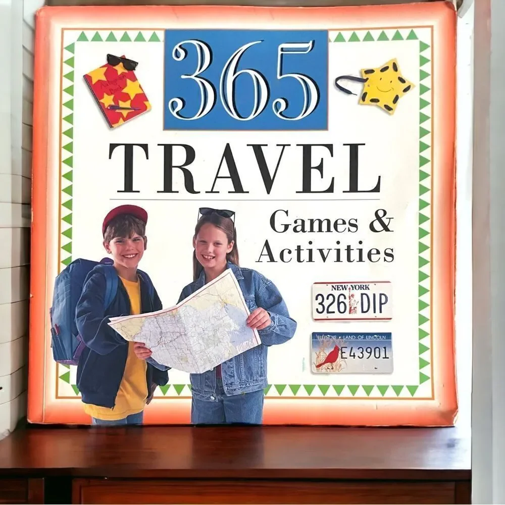 365 Travel Games & Activities Book l Paperback l Solutions Included l Pages: 240
